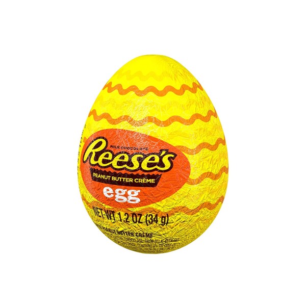 Hersheys Reese's 3D Easter Egg Peanut Butter Creme Candy 1.2 oz